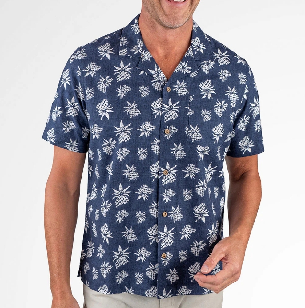 Tailor Vintage Men's Cabana Shirt Size Mrdium NEW